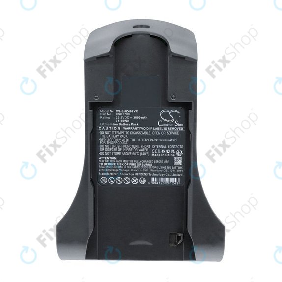 Baterie pro Shark IZ, 3000mAh, Li-Ion, 25.2V, XSBT700, HQ