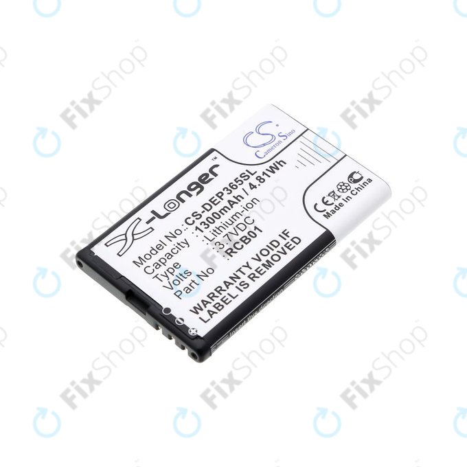 Baterie pro Doro Primo 365, 1300mAh, Li-Ion, 3.7V, RCB01, HQ