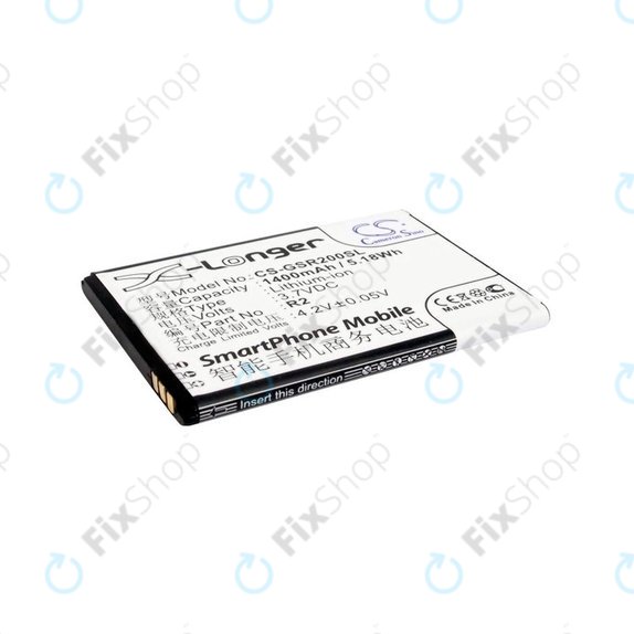 Baterie pro Gigabyte Gsmart Roma, R2, Li-ion, 3.7V, 1400mAh, HQ