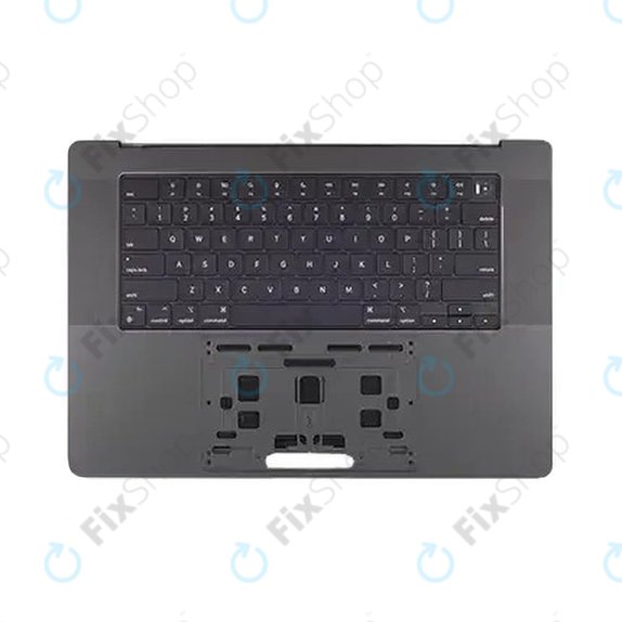 Horní rám klávesnice pro MacBook Pro 16", A3403 (2024), s klávesnicí US a baterií, Space Black, 661-42823, Genuine Apple