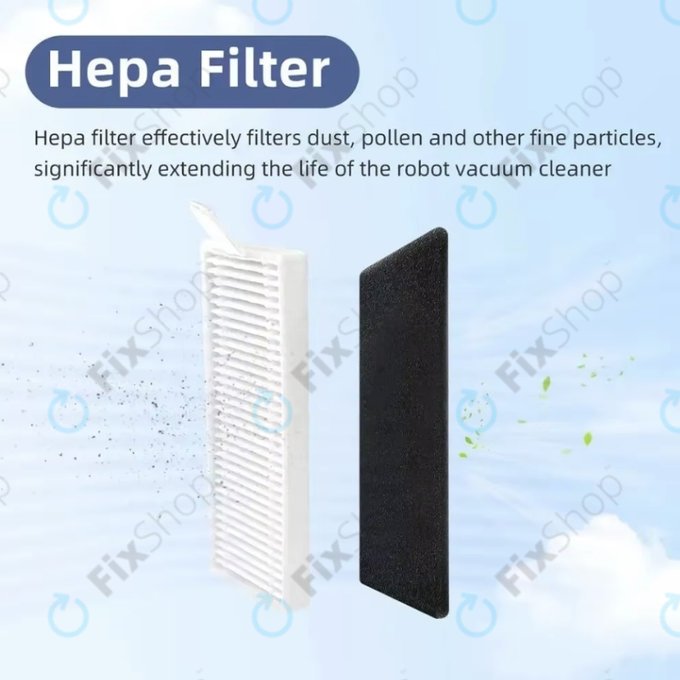 HEPA filtr, 2 ks pro Rowenta X-plorer S65, S65+, S70, S70+, S75s, S75s+