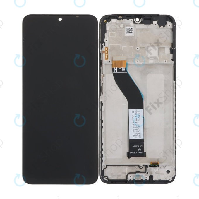 Xiaomi Redmi 14C 4G, Poco C75 - LCD Displej + Dotykové Sklo + Rám (Midnight Black) TFT