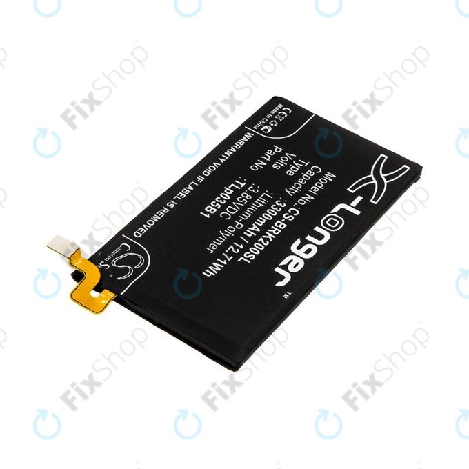 Baterie pro Blackberry BBF 100, 3300mAh, Li-Pol, 3.85V, TLp035B1, HQ