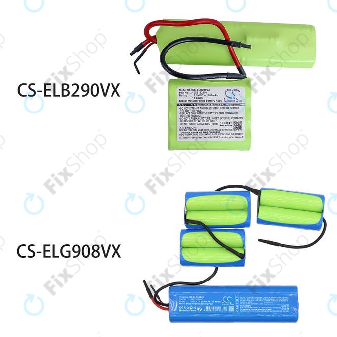 Baterie pro AEG, Electrolux, 1300mAh, Ni-MH, 12V, 4055132304, HQ