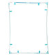Apple iPad 2 - Plastový Rám pod Dotykovou Plochu (White)
