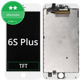 Displej pro iPhone 6S Plus, White, Dotykové sklo s rámem