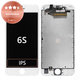 Displej pro iPhone 6S, White, Dotykové sklo s rámem, Refurbished
