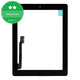 Dotykové sklo s tlačítkem domů pro iPad 3, iPad 4, Black