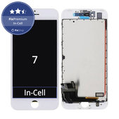 Displej In-Cell pro iPhone 7, White, Dotykové sklo s rámem, FixPremium