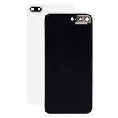 Apple iPhone 8 Plus - Sklo Zadního Housingu s Držákem Kamery (Silver)