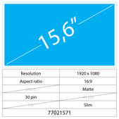 Asus VivoBook Asus VivoBook S530FN-BQ 15.6 LCD NanoEdge Matný 30 pin Full HD Bez úchytov