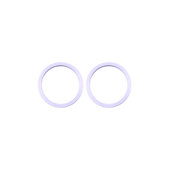 Apple iPhone 11, 12, 12 Mini - Rám Sklíčka Zadní Kamery (Purple) - 2ks