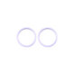 Apple iPhone 11, 12, 12 Mini - Rám Sklíčka Zadní Kamery (Purple) - 2ks
