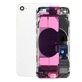 Apple iPhone SE (2nd Gen 2020) - Zadní Housing s Malými Díly (White)