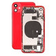 Apple iPhone 11 - Zadní Housing s Malými Díly (Red)