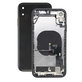 Apple iPhone XR - Zadní Housing s Malými Díly (Black)