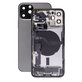 Apple iPhone 12 Pro - Zadní Housing s Malými Díly (Graphite)