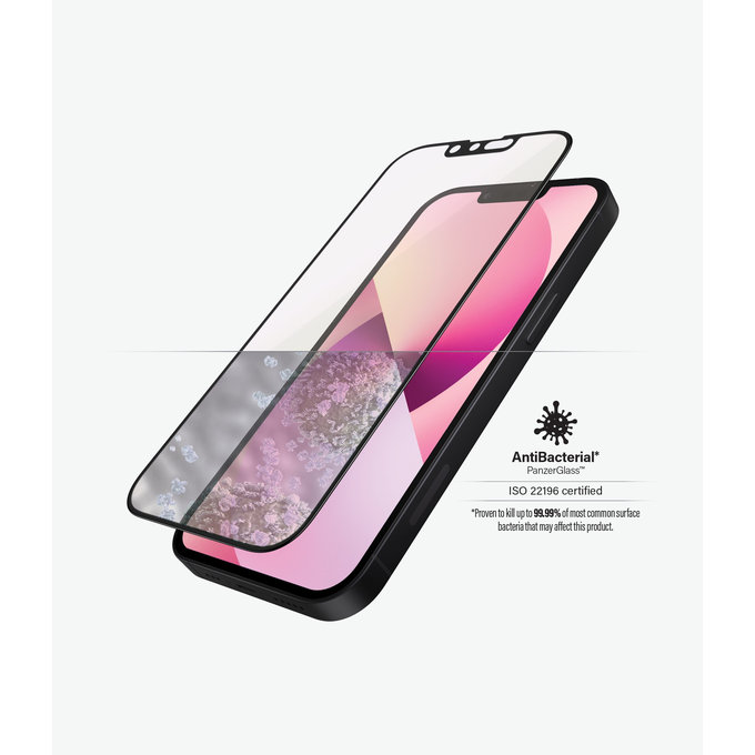 PanzerGlass - Tvrzené Sklo Case Friendly Anti-Bluelight AB pro iPhone 13 mini, černá