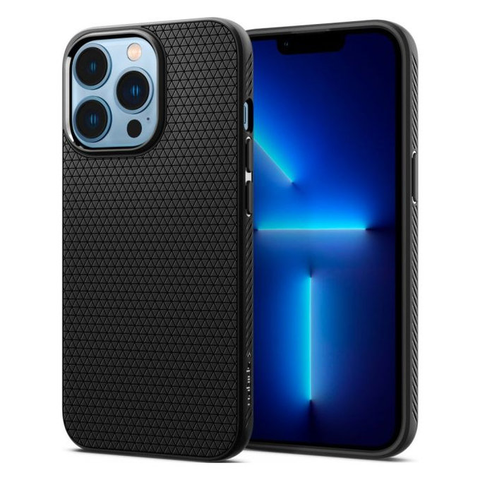 Spigen - Pouzdro Liquid Air pro iPhone 13 Pro Max, černá