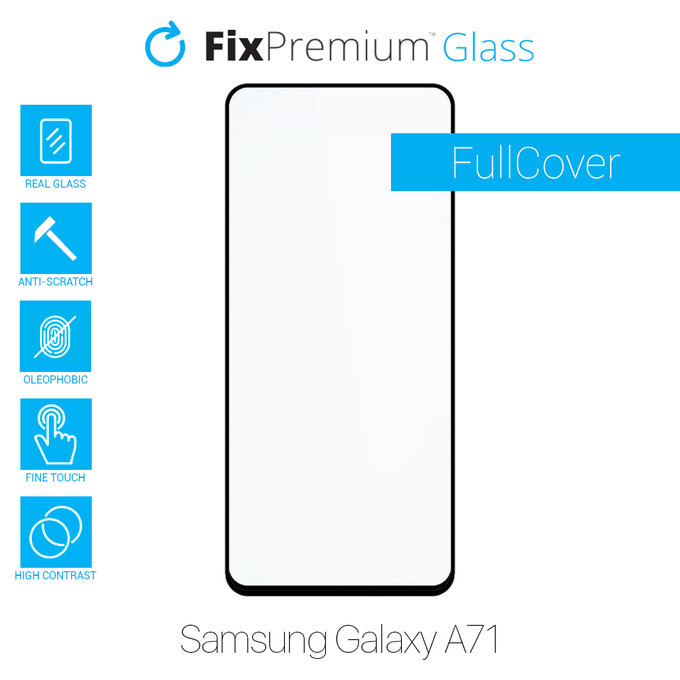 FixPremium FullCover Glass - Tvrzené sklo pro Samsung Galaxy A71
