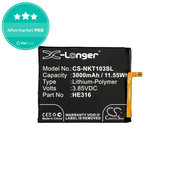 Baterie pro Nokia 6, 3000mAh, Li-Pol, 3.85 V, HE316, HQ