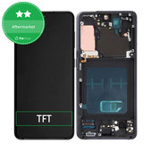 Samsung Galaxy S21 G991B - LCD Displej + Dotykové Sklo + Rám (Phantom Gray) TFT