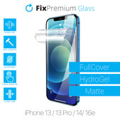 FixPremium HydroGel Matte - Ochranná Fólie pro iPhone 13, 13 Pro, 14 a 16e