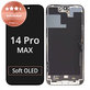 Displej pro iPhone 14 Pro Max, Dotykové sklo s rámem, Refurbished