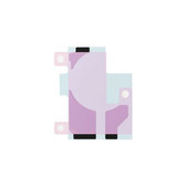 Apple iPhone 14 Pro - Lepka pod baterii Adhesive
