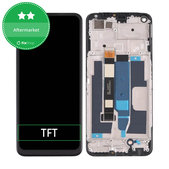 Realme 8 5G RMX3241 - LCD Displej + Dotykové Sklo + Rám (Supersonic Black) TFT