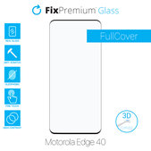 FixPremium FullCover Glass - 3D Tvrzené Sklo pro Motorola Edge 40