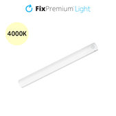 FixPremium - LED Noční Světlo s Pohybovým Senzorem (teplá žlutá), (0.3m), bílá