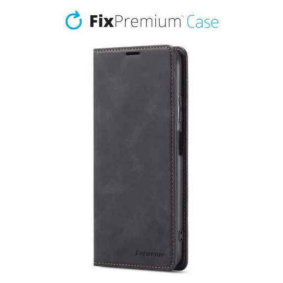 FixPremium - Puzdro Business Wallet pro iPhone 13 Pro Max, černá