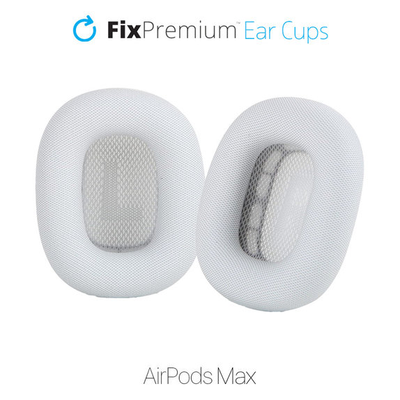 Náhradní Náušníky pro Apple AirPods Max (Fabric), bílá