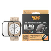 Tvrzené sklo Full Body D3O pro Apple Watch 9/8/7 45 mm, Transparentní, PanzerGlass