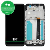 LG K41S - LCD Displej + Dotykové Sklo + Rám (Black) TFT