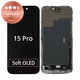 Displej pro iPhone 15 Pro, Dotykové sklo s rámem, Refurbished