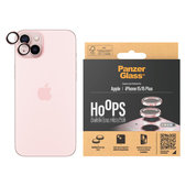 Ochranný kryt objektivu Hoops pro iPhone 15/15 Plus, Růžová, PanzerGlass