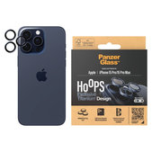Ochranný kryt objektivu Hoops pro iPhone 15 Pro/15 Pro Max, Blue Titanium, PanzerGlass