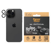 Ochranný kryt objektivu Hoops pro iPhone 15 Pro/15 Pro Max, Black Titanium, PanzerGlass