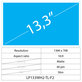 13.3 LCD Slim Matný 40 pin WXGA HD