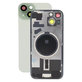 Apple iPhone 15 - Sklo Zadního Housingu + Sklíčko Kamery + Kovová Destička + Magsafe Magnet (Green)