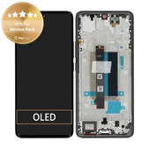 Xiaomi Redmi Note 13 Pro+ 23090RA98C - LCD Displej + Dotykové Sklo + Rám (Midnight Black) - 560002N16U00 Genuine Service Pack