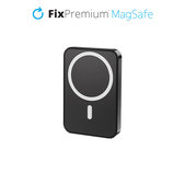 FixPremium - MagSafe PowerBank se Stojanem 5000mAh, černá