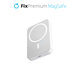 FixPremium - MagSafe PowerBank se Stojanem 5000mAh, bílá