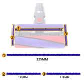 Dyson V-series - Měkké Plyšové Proužky