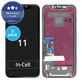 Displej 5 Pack In-Cell pro iPhone 11, Dotykové sklo s rámem, FixPremium