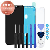 Displej pro iPhone 11, Dotykové sklo s rámem, Lepka (Adhesive), Tvrzené sklo, Nářadí, Refurbished