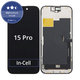 Displej In-Cell FHD pro iPhone 15 Pro, Dotykové sklo s rámem, FixPremium