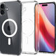 Spigen - Pouzdro Ultra Hybrid s MagSafe pro iPhone 16, bílá